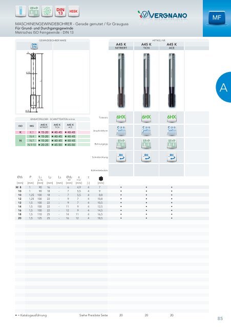 Hauptkatalog - Vergnano