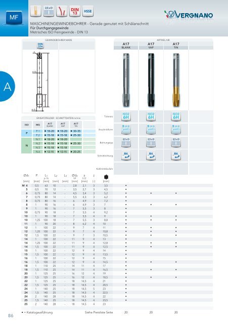 Hauptkatalog - Vergnano