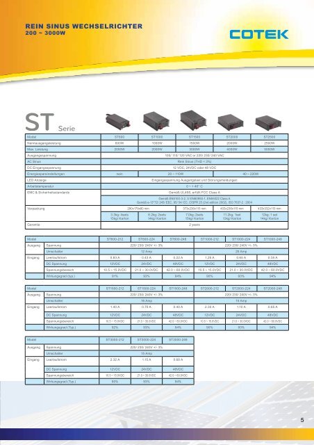 MHM-Marketing Cotek Katalog