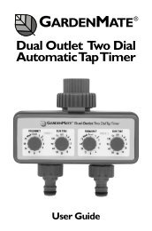 GM Dual Outlet 2 Dial Tap Timer (1017646) - User ... - Pope Products