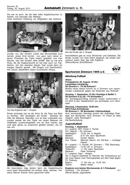 Amtsblatt KW 35 - Zimmern ob Rottweil