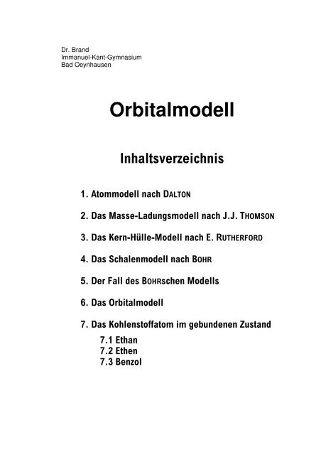 Orbitalmodell - bhbrand.de