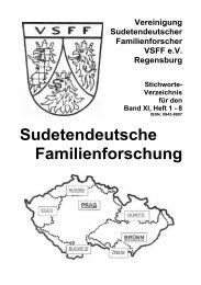 SFF Stichworteverz. Bd. XI Heft 1-8 2003-2006 - Vereinigung ...