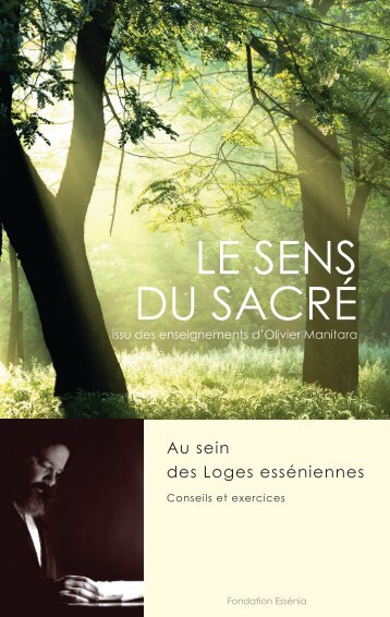 LE SENS DU SACRÉ - Ordre des hiérogrammates