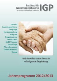 Jahresprogramm 2012/2013 - Zukunftswerkstatt therapie kreativ