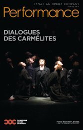 dialogues des carmélites - Canadian Opera Company