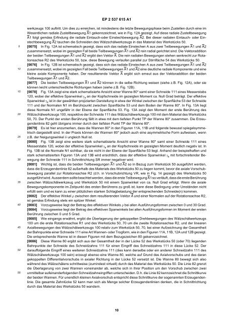 Robustes Verfahren zum Wälzschälen und ... - Patent data