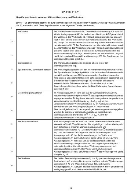 Robustes Verfahren zum Wälzschälen und ... - Patent data