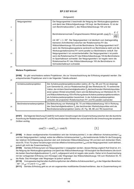 Robustes Verfahren zum Wälzschälen und ... - Patent data