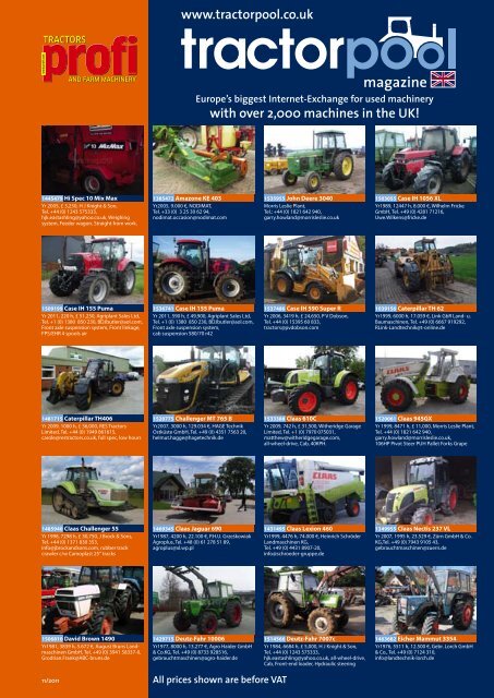 Magazine Www Tractorpool Co Uk Traktorpool Magazin
