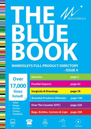 THE BLUE BOOK - Mawdsleys