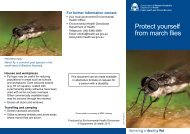 Protect Yourself from March Flies (PDF 235 KB)