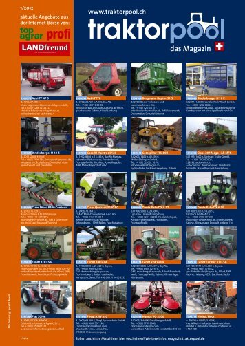 das Magazin www.traktorpool.ch - traktorpool-Magazin - Traktorpool ...