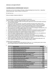 Ouderbijdrage versie maart 2011 - Linde College