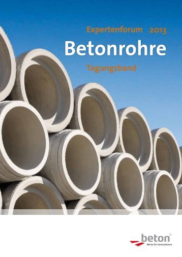 Betonrohre - VÖB Verband Österreichischer Beton