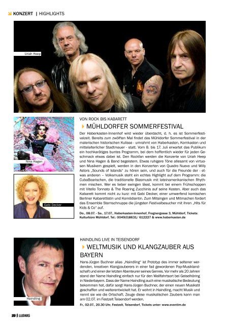 Festivals 2010 - Ludwig Magazin