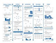 Download Free Pages from Daily Mental Math, Grade 2