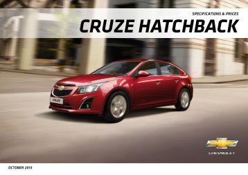 Download Cruze Hatchback equipment & price list - Chevrolet