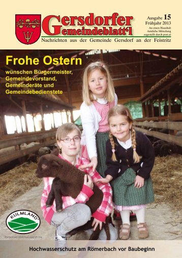 ersdorfer Ausgabe 15 - Gemeinde Gersdorf an der Feistritz