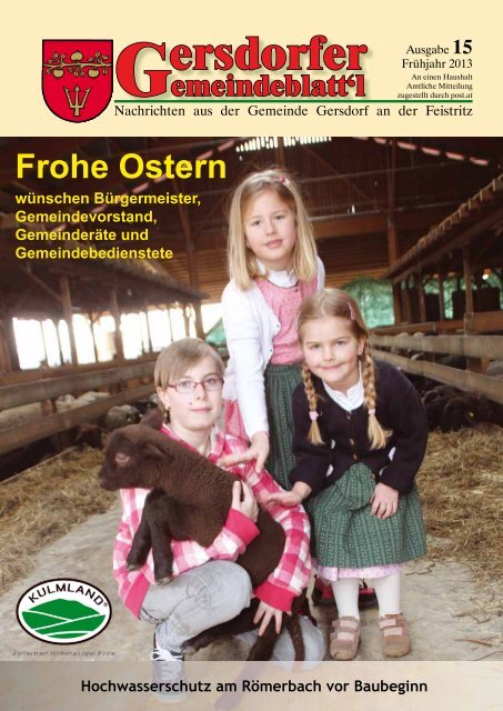 ersdorfer Ausgabe 15 - Gemeinde Gersdorf an der Feistritz