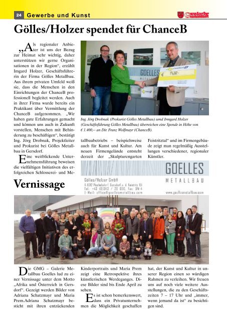 ersdorfer Ausgabe 15 - Gemeinde Gersdorf an der Feistritz