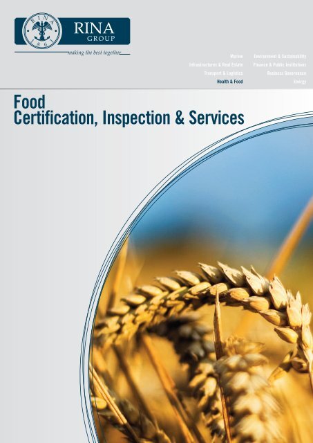Food Certification, Inspection & Services - Rina