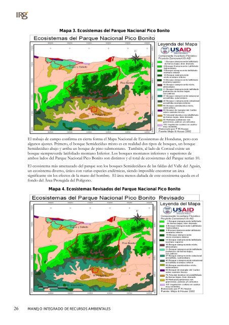 Inventario florístico cuantitativo del Parque ... - Mirahonduras.org