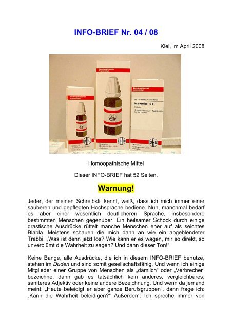 info-brief 04/08 - Ernaehrung-gesundheit-wellness-plus.de