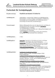 Fachschule für Sozialpädagogik - Landrat-Gruber-Schule