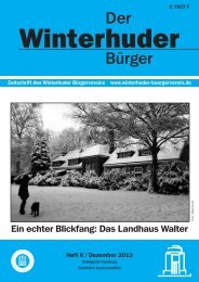 Zeitung-Heft 6 - Winterhuder Bürgerverein