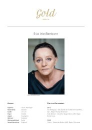 Vita Eva Weißenborn - Gold Berlin