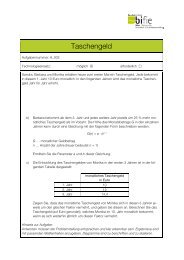 Taschengeld - LMath