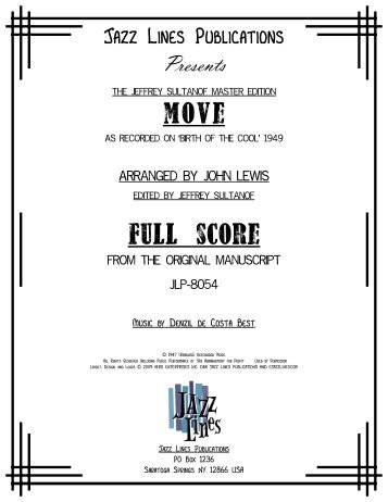 Move - JLP-8054 - Score.mus - Ejazzlines.com