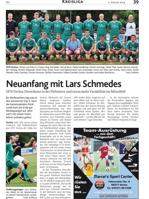 Sonderbeilage der Oldenburgischen Volkszeitung vom 02. August