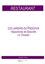 carte paddock - France Galop