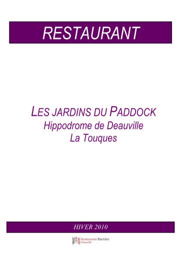 carte paddock - France Galop