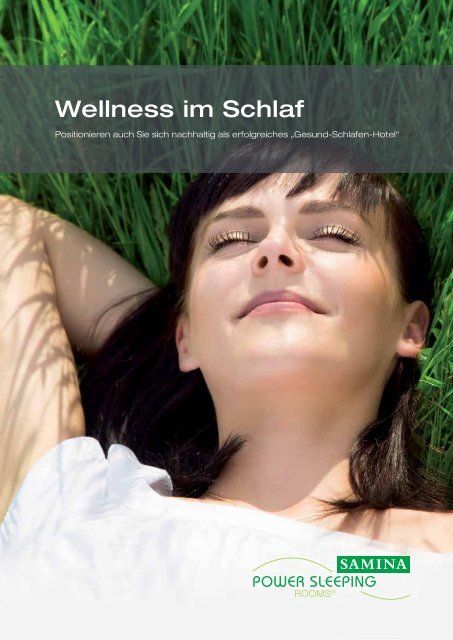 Wellness im Schlaf [PDF] - SAMINA Hotels