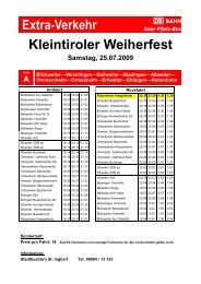 Busverbindung zum Weiherfest