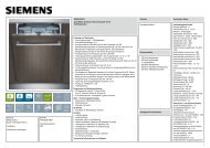 Siemens SX65L081EU Spüler vollintegriert 60 cm Vorgänger ...