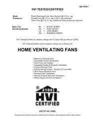 Full Directory - Home Ventilating Institute