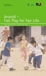 Fair Play for Fair Life - Arbeitsgemeinschaft der Evangelischen Jugend