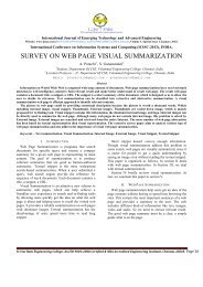 SURVEY ON WEB PAGE VISUAL SUMMARIZATION - IJETAE