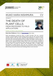 CV and abstract Ikuko Hara-Nishimura - B·Debate