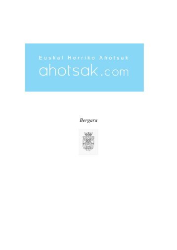 Bergara - Ahotsak.com