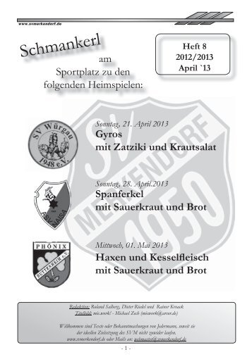 April 2013 - des SV 1950 Merkendorf e.V.