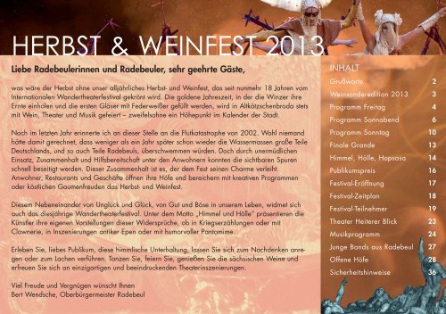 HERBST & WEINFEST - Herbst- und Weinfest Radebeul