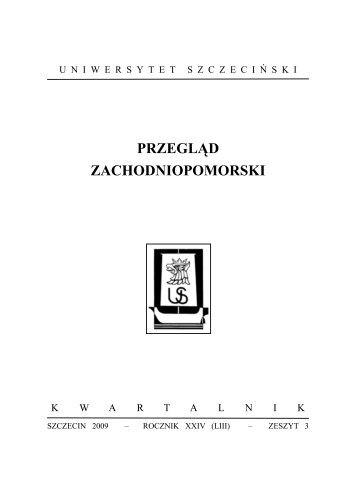 Pobierz cały numer w wersji PDF. - Przegląd Zachodniopomorski