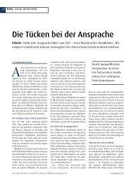 Die Tücken bei der Ansprache - Competitive Recruiting