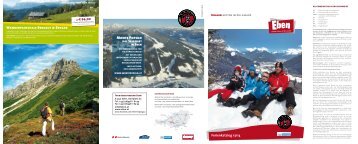 Ferienkatalog 2013 / 2014 - Eben im Pongau