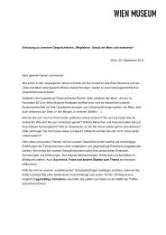 Einladungsbrief als PDF-Download - Wien Museum